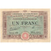 France, Gray et Vesoul, 1 Franc, 1921, SUP+