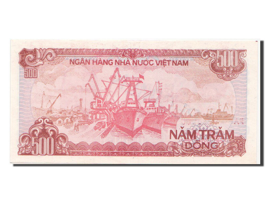 Banconote, Vietnam, 500 Dông, 1988, FDS
