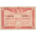 Frankrijk, Quimper et Brest, 2 Francs, 1915, TB+, Pirot:104-3