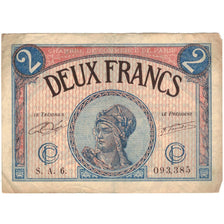France, Paris, 2 Francs, 1920, TB+, Pirot:97-28