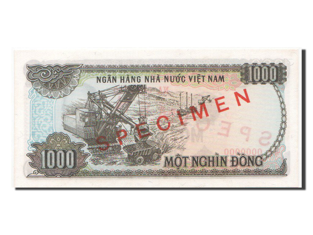 Vietnam, 1000 D<ox>ng, 1987, FDS