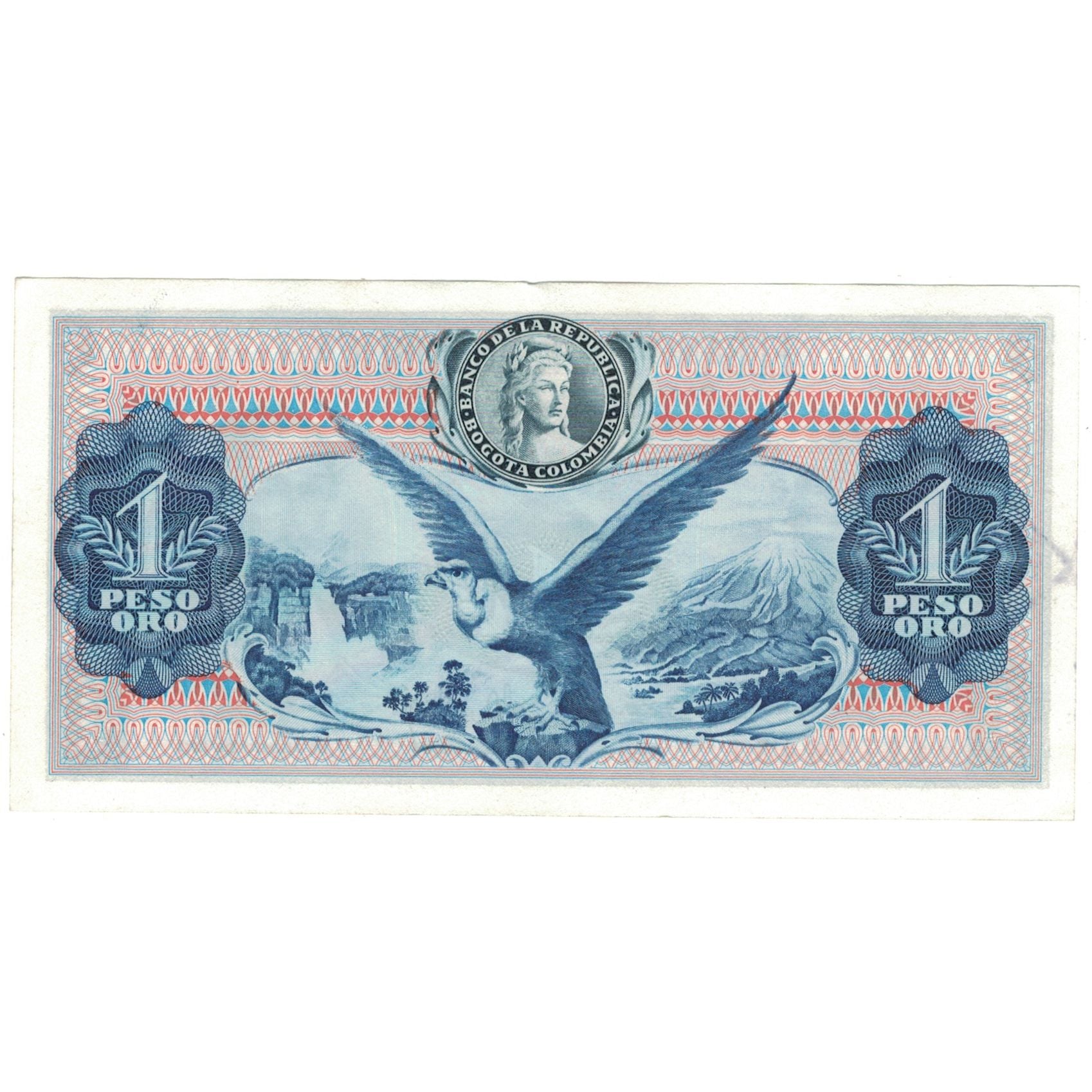 Billete, 1 Peso Oro, 1973, Colombia, 1973-08-07, KM:404e, SC