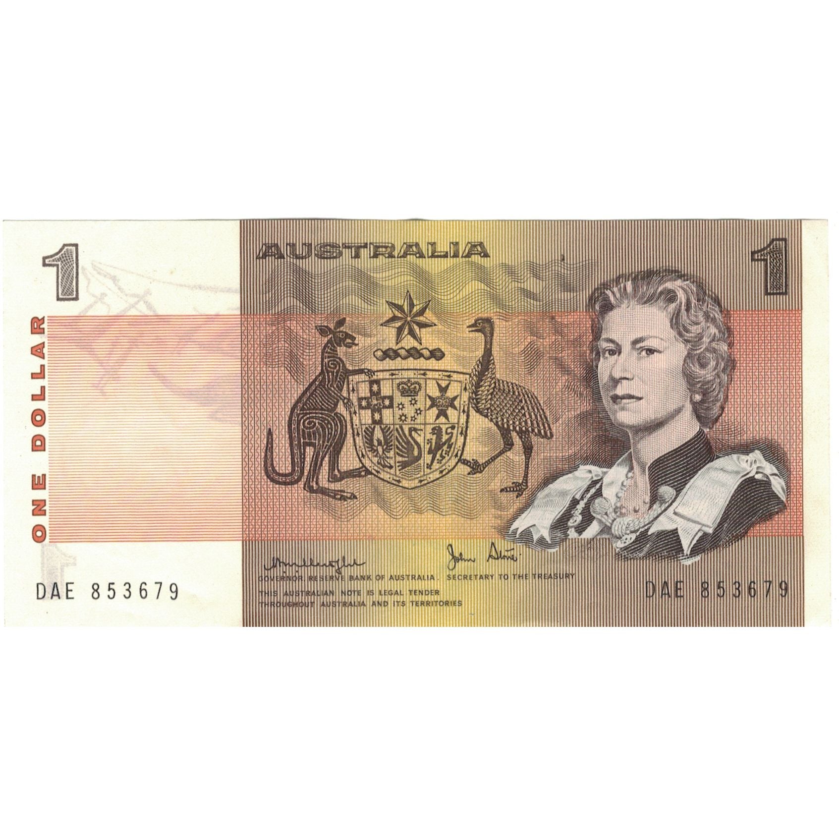 Billete, 1 Dollar, Australia, KM:37a, EBC