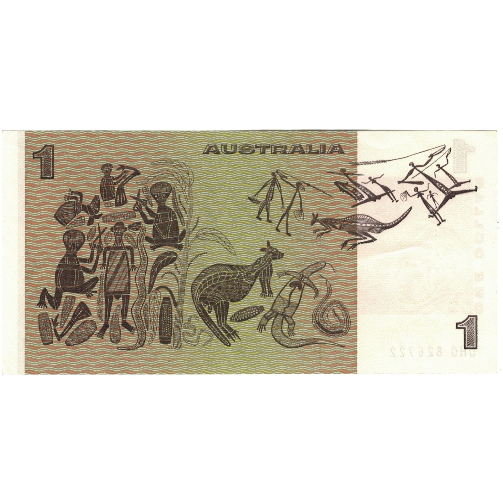 Banknot, Australia, 1 Dollar, KM:37a, AU(55-58)