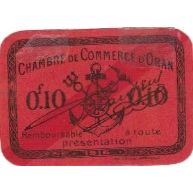 Billete, 10 Centimes, 1916, Algeria, EBC