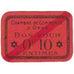 Biljet, Algerije, 10 Centimes, 1916, SUP