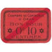 Biljet, Algerije, 10 Centimes, 1916, SUP