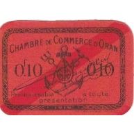 Billete, 10 Centimes, 1916, Algeria, EBC