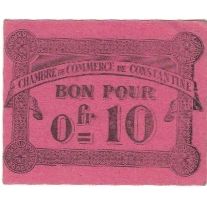 Geldschein, Algeria, 10 Centimes, 1915, 1915-10-12, UNZ-
