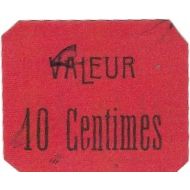 Nota, Argélia, 10 Centimes, 1915, Undated (1915), UNC(63)