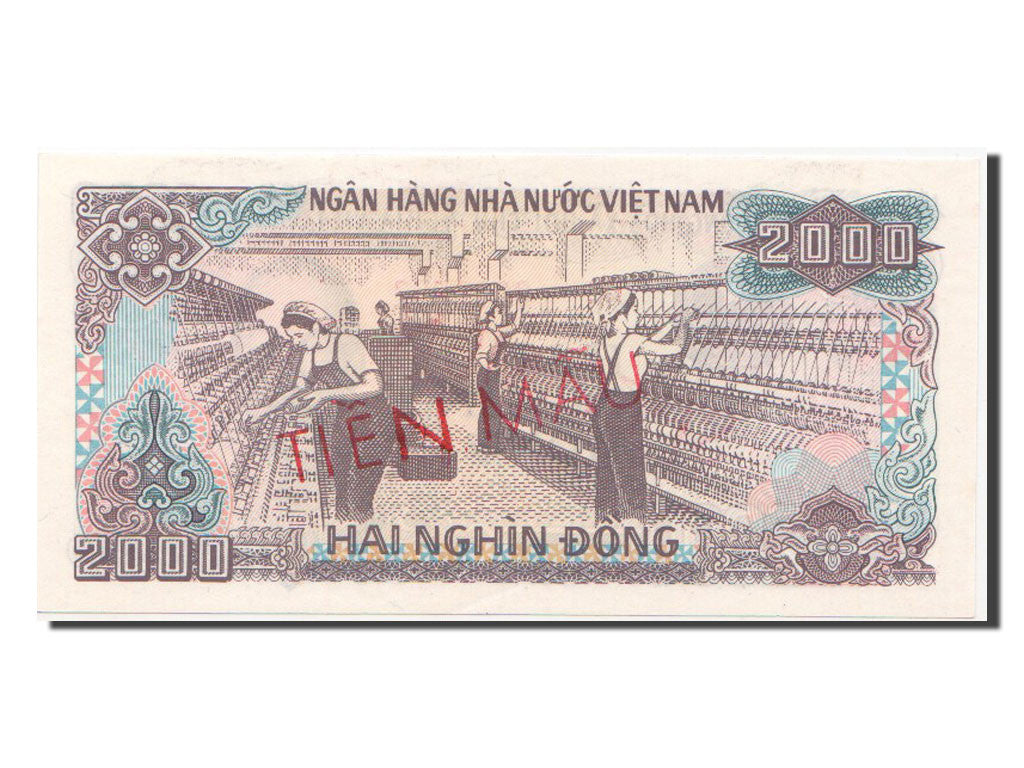 Biljet, Viëtnam, 2000 Dông, 1988, NIEUW