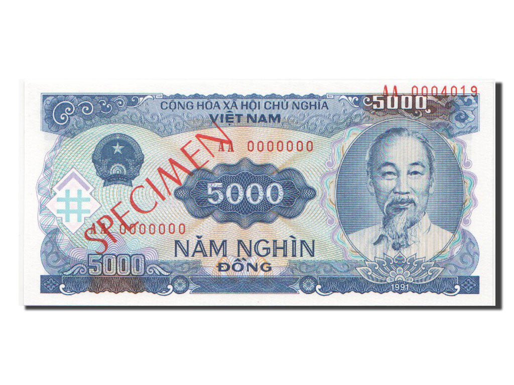 Viet Nam, 5000 D<ox>ng, 1991, KM #108s, UNC(65-70)