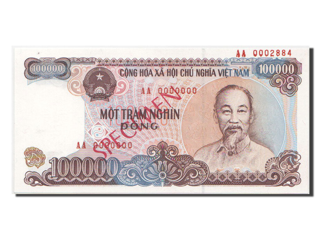 Vietnam, 100,000 D<ox>ng, 1994, FDS