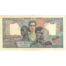 France, 5000 Francs, Empire Français, 1946, V.2068390, SUP, Fayette:47.52