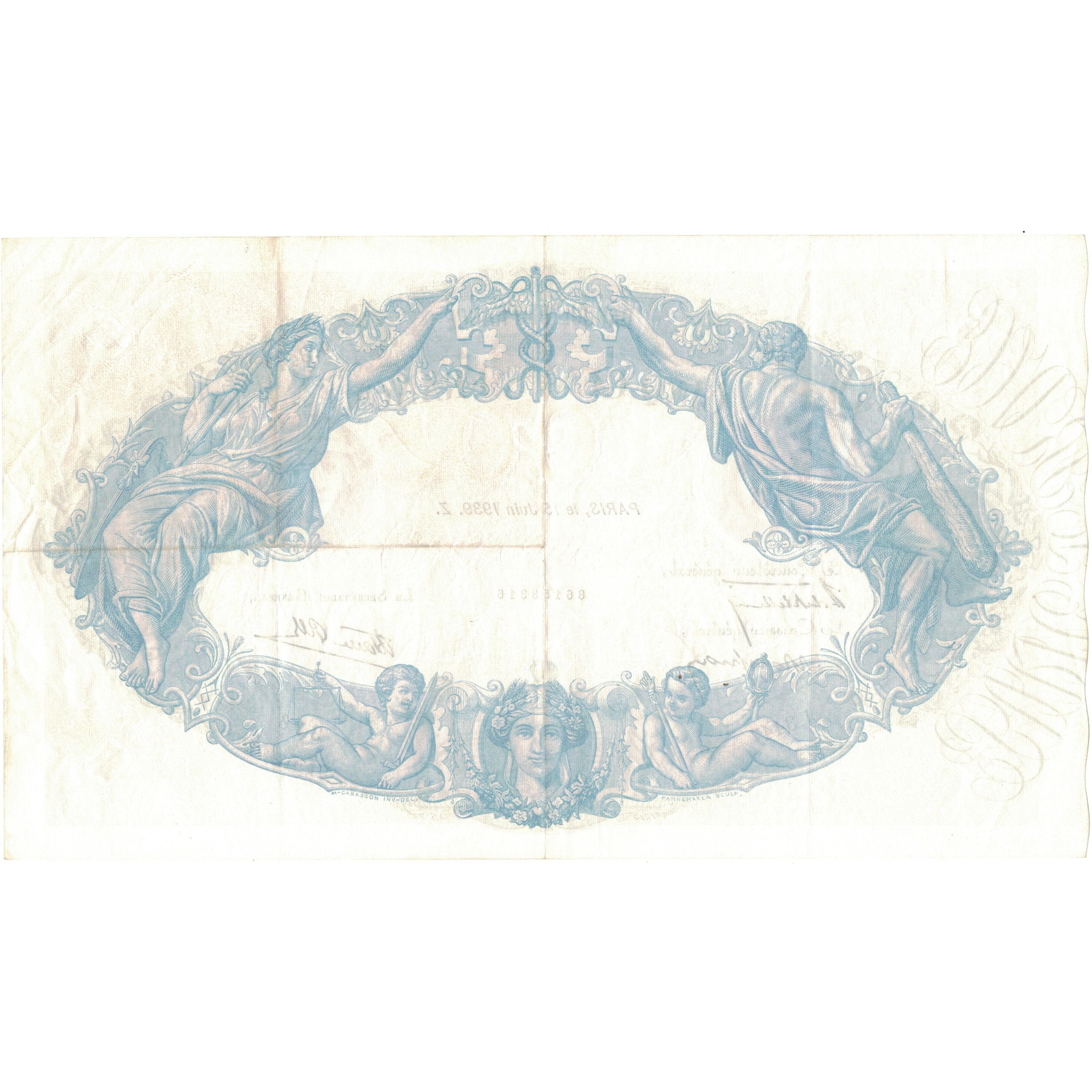 Frankrijk, 500 Francs, Bleu et Rose, 1939, H.3440, SUP+, Fayette:31.34, KM:88c