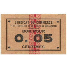 Banconote, Algeria, 5 Centimes, Syndicats Commerciaux, SPL