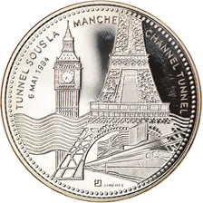 France, Medal, Le Tunnel sous la Manche, 6 Mai 1994, Sciences & Technologies