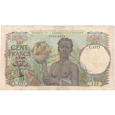 Banknote, French West Africa, 100 Francs, 1948, 1948-04-16, KM:40, EF(40-45)