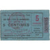 Geldschein, Belgien, 5 Centimes, valeur faciale, 1918, 1918-07-01, SS+