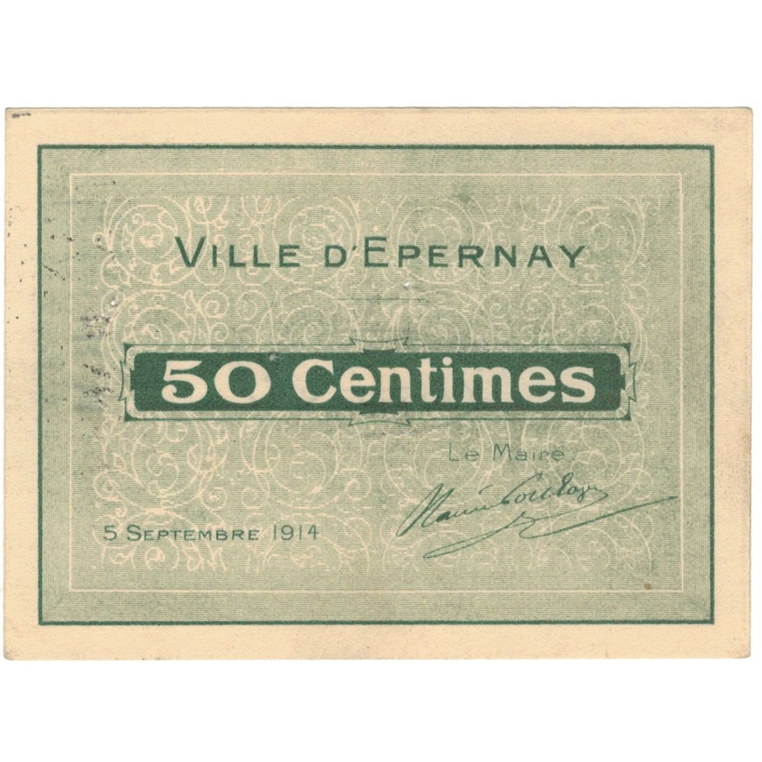 France, Epernay, 50 Centimes, SUP+