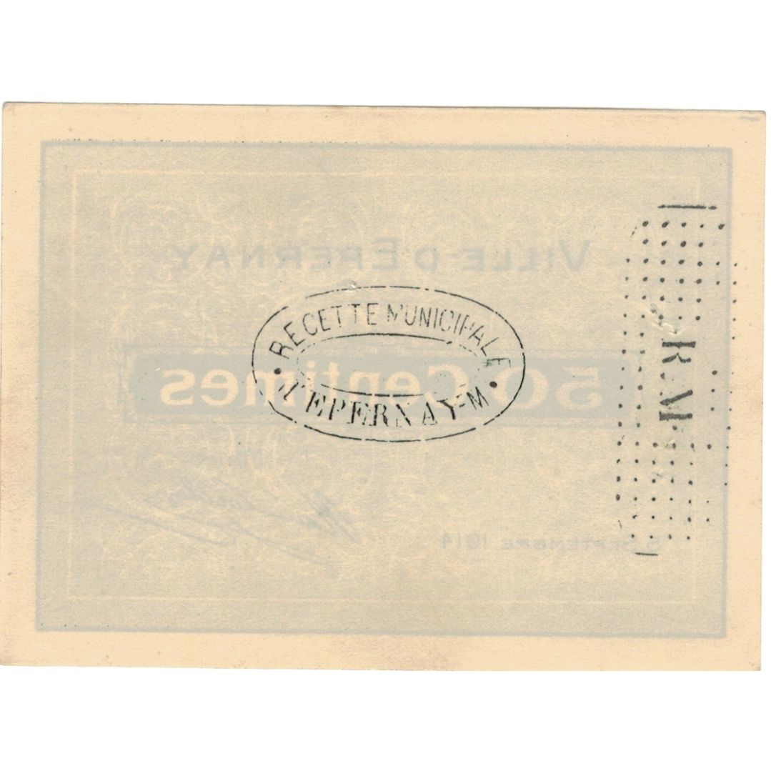 France, Epernay, 50 Centimes, SUP+