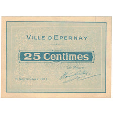 France, Epernay, 25 Centimes, 1914, UNC(60-62), Pirot:51-14