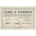 França, Mulhouse, 5 Francs, 1940, UNC(63)