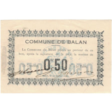 Francia, Balan, 50 Centimes, 1915, SPL-