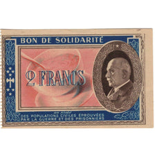 Francia, Bon de Solidarité, 2 Francs, 1941, FDS