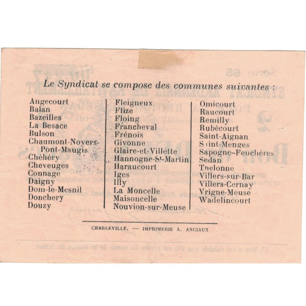 France, Sedan, 2 Francs, 1916, AU(55-58), Pirot:08-284