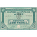 France, CAEN, 100 Francs, 1940, AU(50-53)