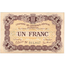 France, Epinal, 1 Franc, 1921, UNC(60-62), Pirot:56-14