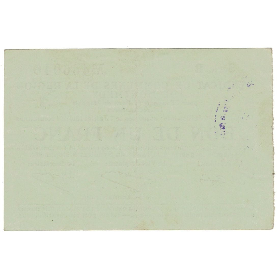 France, Montmedy, 1 Franc, 1916, TTB+