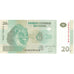 Geldschein, Congo Democratic Republic, 20 Francs, 2003, 2003-06-30, KM:94a, UNZ-