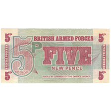 Banknote, Great Britain, 5 New Pence, Undated (1972), KM:M47, AU(55-58)