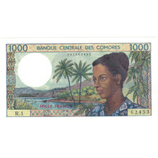 Banconote, Comore, 1000 Francs, UNDATED (1984), KM:11b, FDS