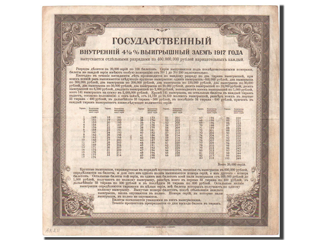Banknote, Russia, 200 Rubles, 1917, EF(40-45)