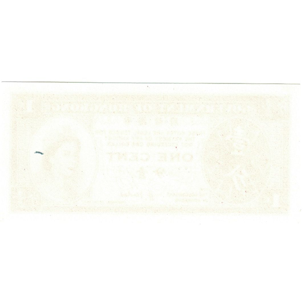 Billet, Hong Kong, 1 Cent, Undated (1961-95), KM:325a, SPL+