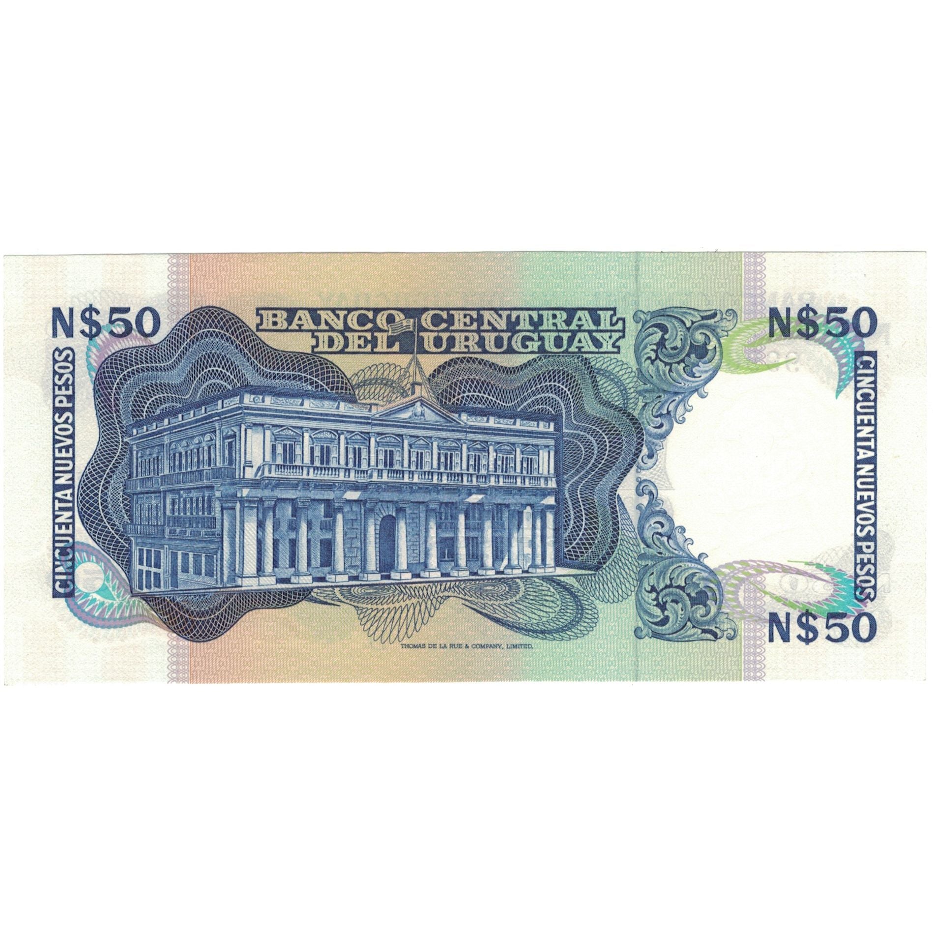 Banconote, Uruguay, 50 Nuevos Pesos, Undated (1978-87), KM:61c, FDS