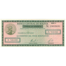 Billete, 500,000 Pesos Bolivianos, 1984, Bolivia, 1984-06-05, KM:181a, UNC