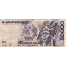 Geldschein, Mexiko, 50,000 Pesos, 1990, 1990-01-10, KM:93b, SGE+