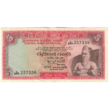 Banconote, Ceylon, 5 Rupees, 1974, 1974-08-27, KM:73b, BB