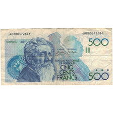 Geldschein, Belgien, 500 Francs, 1982, 1982, KM:143a, SGE+