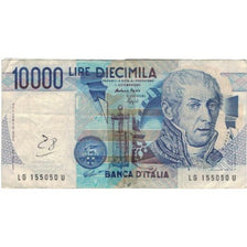 Banknote, Italy, 10,000 Lire, 1984, 1984-09-03, KM:112c, VF(30-35)