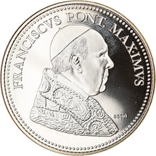 Vatican, Medal, Le Pape François, Religions & beliefs, MS(65-70), Copper-nickel