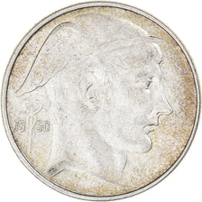 Coin, Belgium, 20 Francs, 20 Frank, 1950, AU(50-53), Silver, KM:140.1