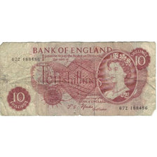 Billet, Grande-Bretagne, 10 Shillings, Undated (1966-70), KM:373c, B