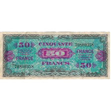 Francja, 50 Francs, 1945 Verso France, 1945, 70800358, VF(30-35)