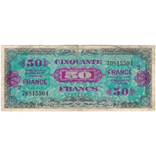 France, 50 Francs, 1945 Verso France, 1945, 70815504, VF(20-25), Fayette:VF24.2