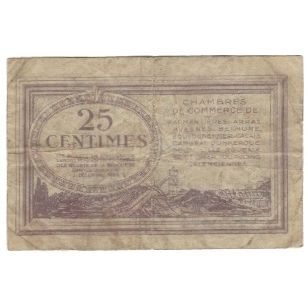 France, NORD-PAS DE CALAIS, 25 Centimes, SPL, Pirot:94-3